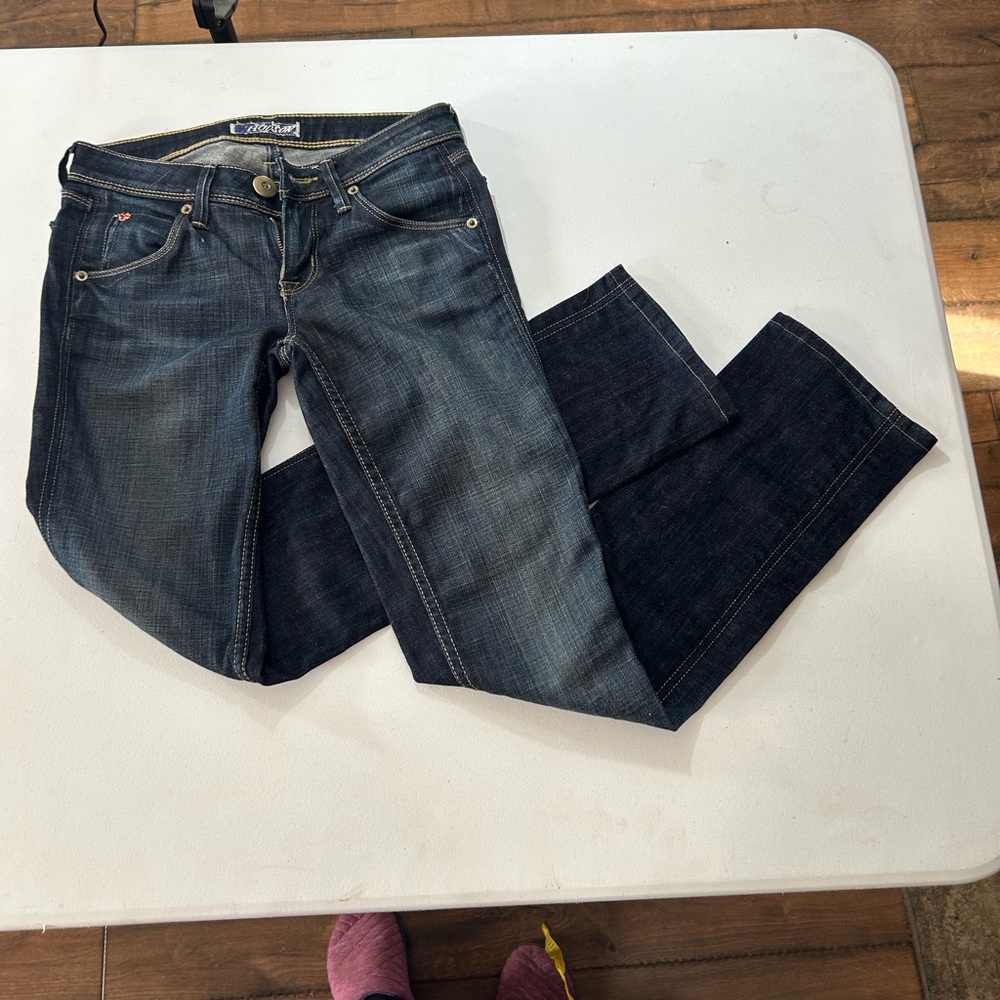 Hudson Jeans Dark Blue Straight Leg Denim size 24